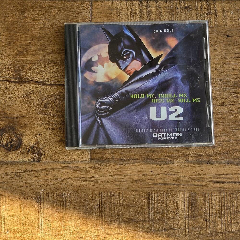 Vtg 1995 U2 BATMAN FOREVER Maxi Single CD